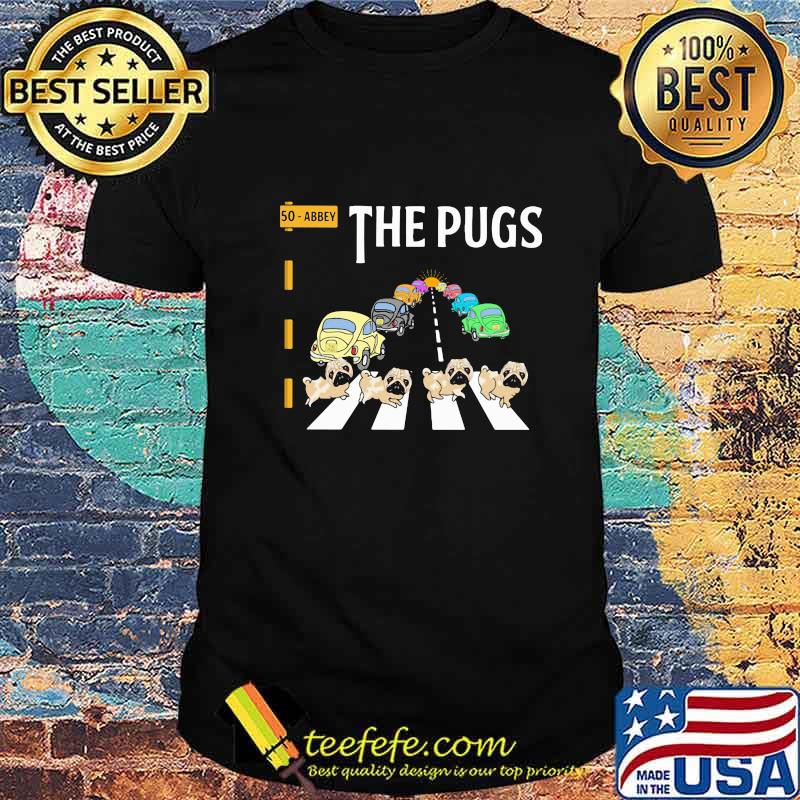 The Abbey Pugs Crossing the line shirt