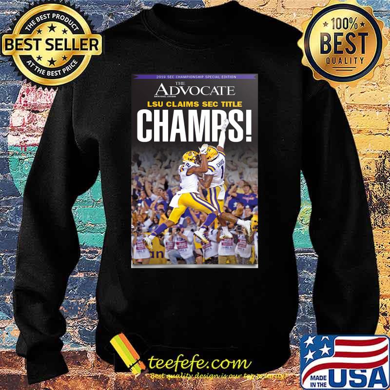 The advocate lsu tigers claims sec the champs s Sweater The advocate lsu tigers claims sec the champs s Sweater