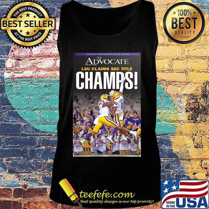 The advocate lsu tigers claims sec the champs s Tank top The advocate lsu tigers claims sec the champs s Tank top