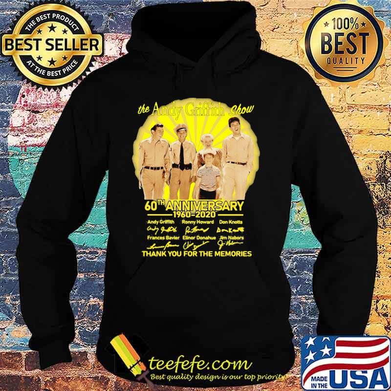 The andy griffith show 60th anniversary 1960 2020 thank you for the memories signatures s Hoodie The andy griffith show 60th anniversary 1960 2020 thank you for the memories signatures s Hoodie