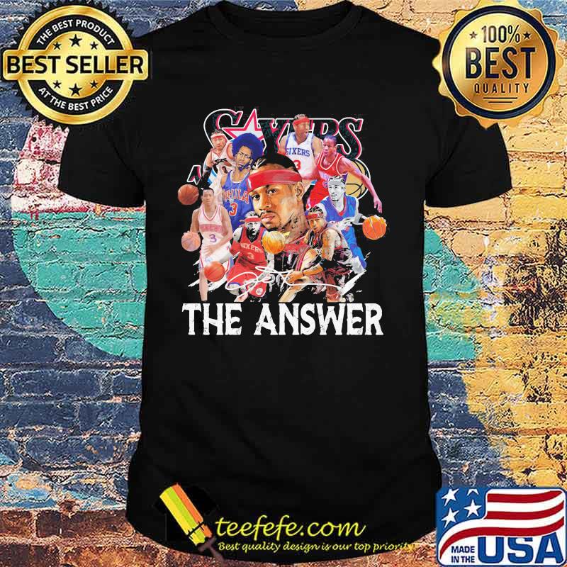The answer allen iverson basketball player signature shirt The answer allen iverson basketball player signature shirt