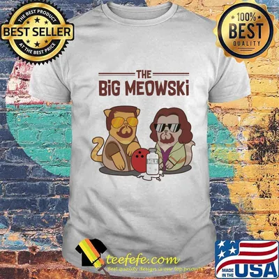 The big meowski milk shirt