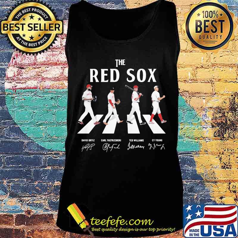The boston red sox baseball abbey road signatures s Tank top The boston red sox baseball abbey road signatures s Tank top
