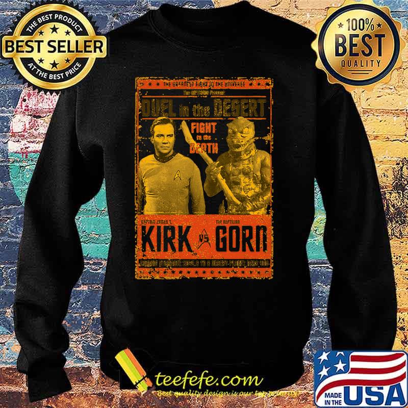 The breatest fight in the azn verge duel in the desert fight to the death kirk vs gorn s Sweater The breatest fight in the azn verge duel in the desert fight to the death kirk vs gorn s Sweater