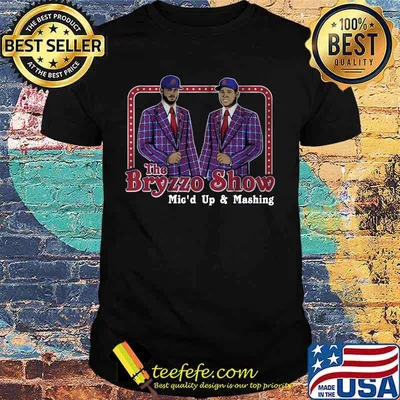The bryzzo show mic's up and mashing shirt