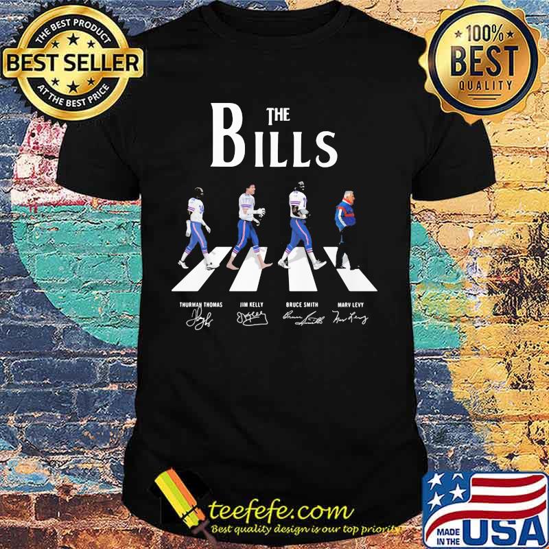 The buffalo bills football abbey road signatures shirt The buffalo bills football abbey road signatures shirt