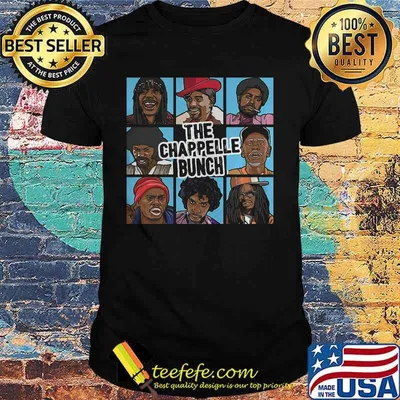 The chappelle bunch characters art shirt