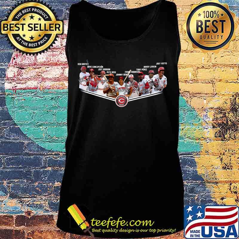 The cincinnati reds baseball team players signatures s Tank top The cincinnati reds baseball team players signatures s Tank top