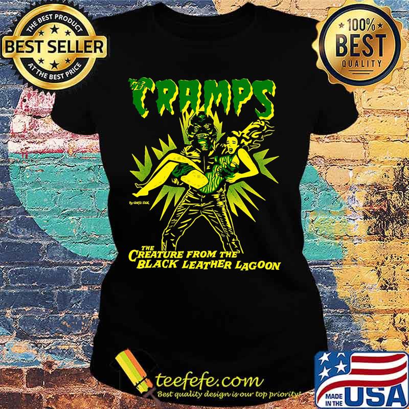 The cramps band the creature from the black leather lagoon s Ladies tee The cramps band the creature from the black leather lagoon s Ladies tee