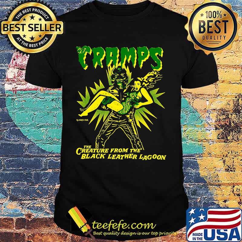The cramps band the creature from the black leather lagoon shirt The cramps band the creature from the black leather lagoon shirt
