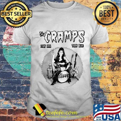 The cramps stay sick turn blue shirt