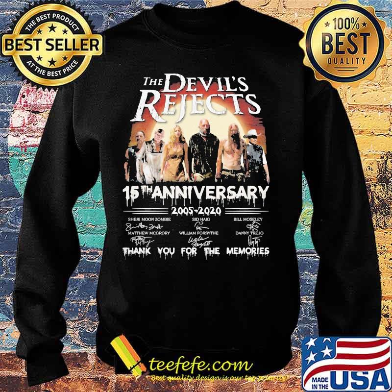 The devil's rejects 15th anniversary 2005 2020 thank you for the memories signatures s Sweater The devil's rejects 15th anniversary 2005 2020 thank you for the memories signatures s Sweater