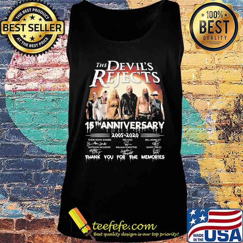 The devil's rejects 15th anniversary 2005 2020 thank you for the memories signatures s Tank top The devil's rejects 15th anniversary 2005 2020 thank you for the memories signatures s Tank top