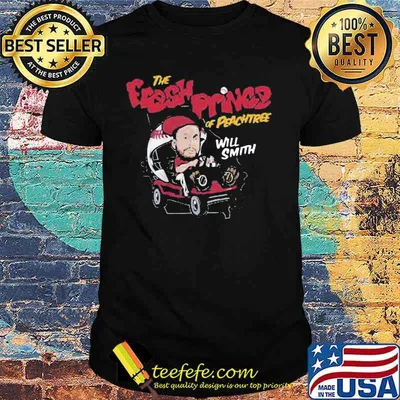 The fresh prince of peachtree will smith shirt