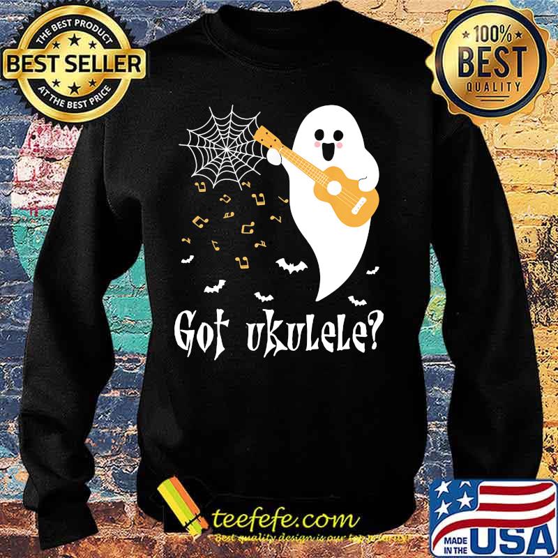 THE GHOST GOT UKULELE HALLOWEEN SHIRT Sweater THE GHOST GOT UKULELE HALLOWEEN SHIRT Sweater