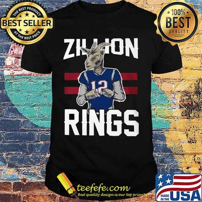 The goat 12 zillion rings football shirt