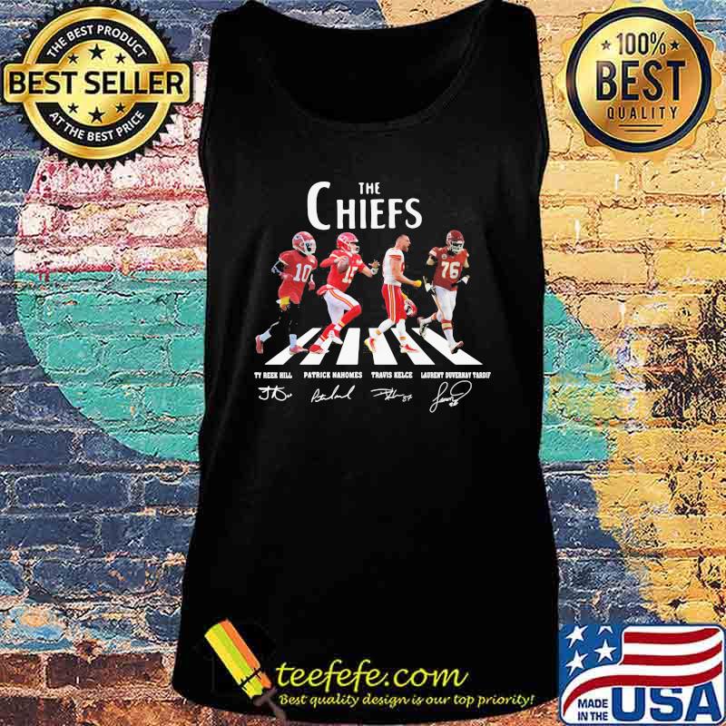 The kansas city chiefs crossing the line signatures s Tank top The kansas city chiefs crossing the line signatures s Tank top