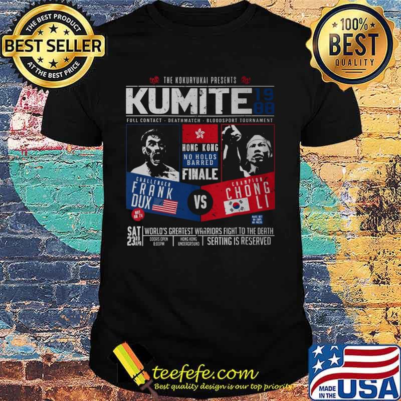 The kokuryukai presents kumite shirt