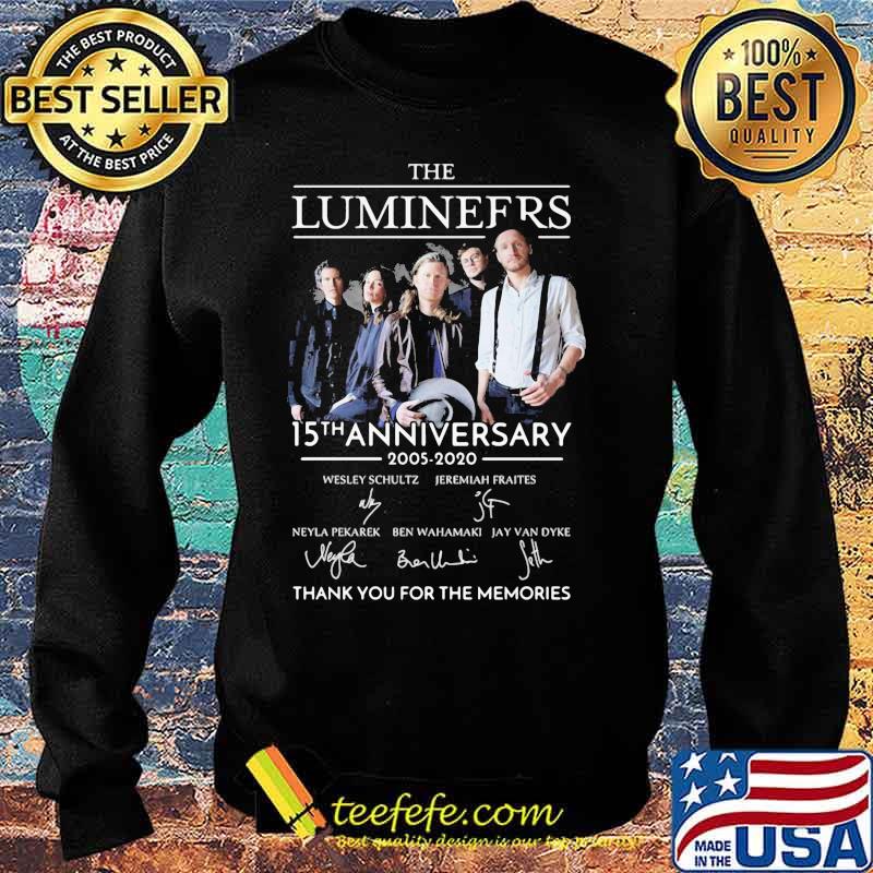 The lumineers 15th anniversary 2005 2020 thank you for the memories signatures s Sweater The lumineers 15th anniversary 2005 2020 thank you for the memories signatures s Sweater
