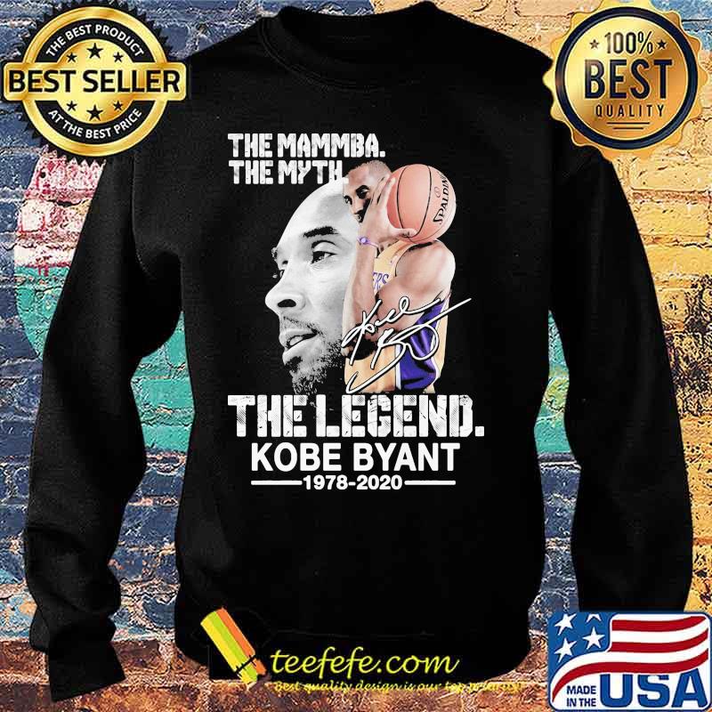 The mamba the myth the legend kobe bryant 1978 2020 signature s Sweater The mamba the myth the legend kobe bryant 1978 2020 signature s Sweater