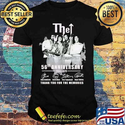 The moody blues 56th anniversary 1964 2020 thank you for the memories signatures shirt