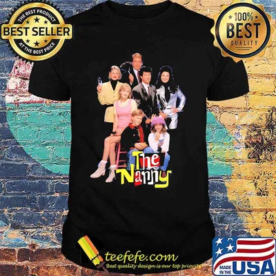 The nanny show characters shirt