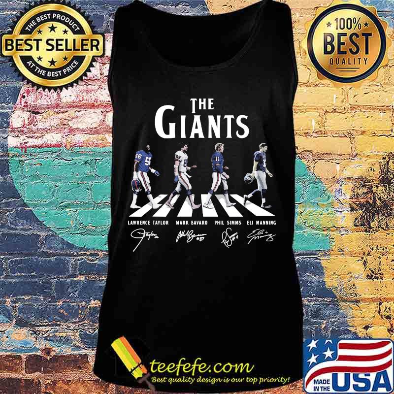 The new york giants football team crossing the line players signatures s Tank top The new york giants football team crossing the line players signatures s Tank top