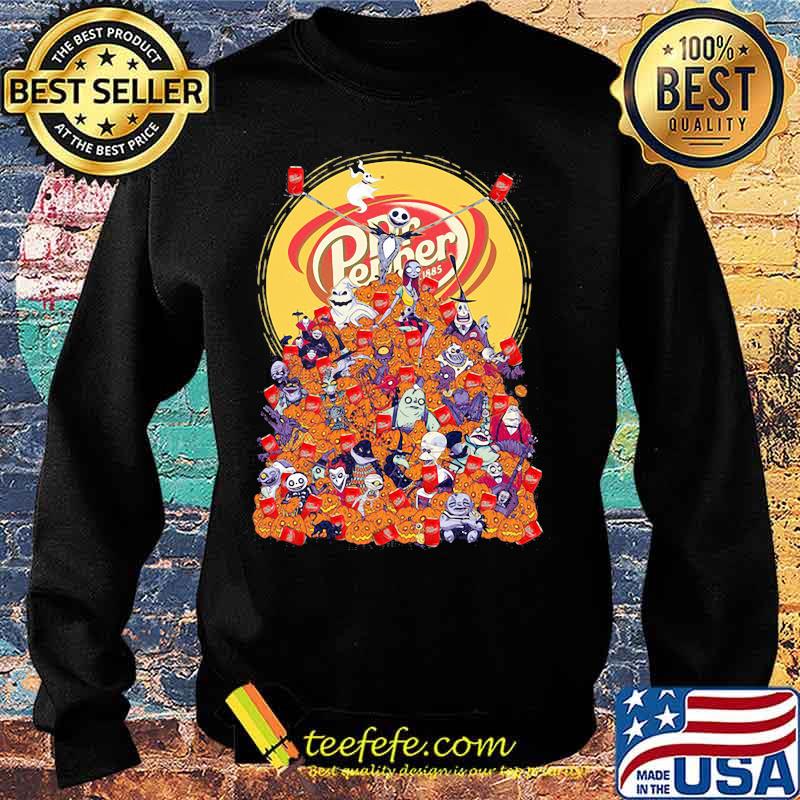 The nightmare cartoon characters dr pepper logo pumpkins s Sweater The nightmare cartoon characters dr pepper logo pumpkins s Sweater