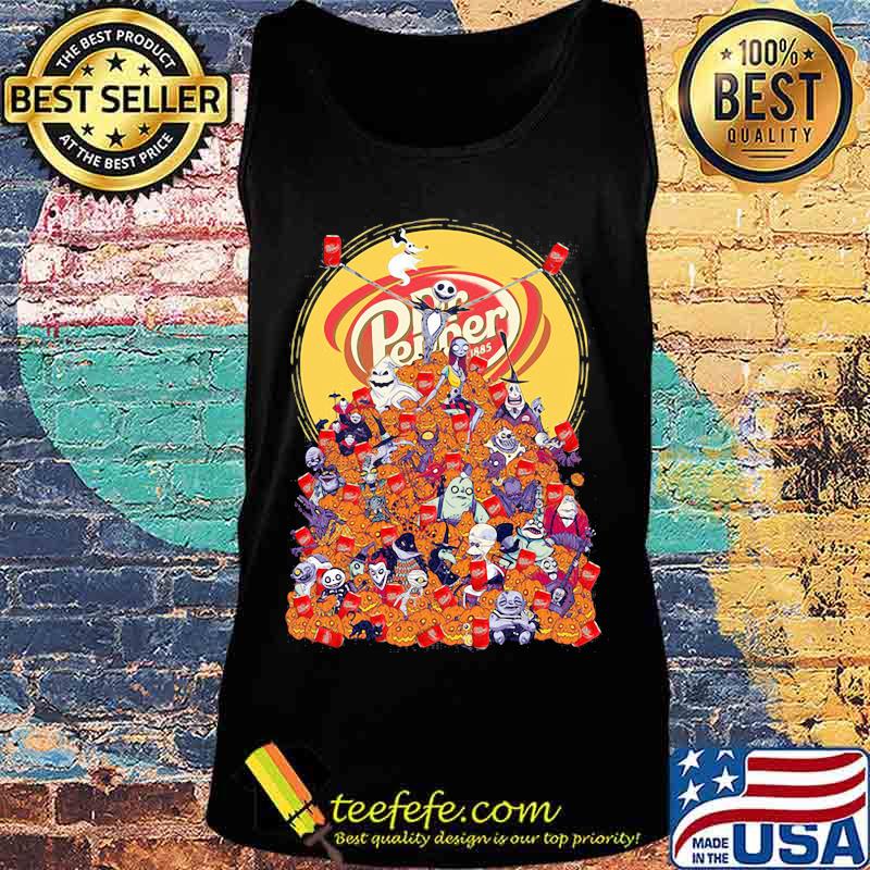 The nightmare cartoon characters dr pepper logo pumpkins s Tank top The nightmare cartoon characters dr pepper logo pumpkins s Tank top