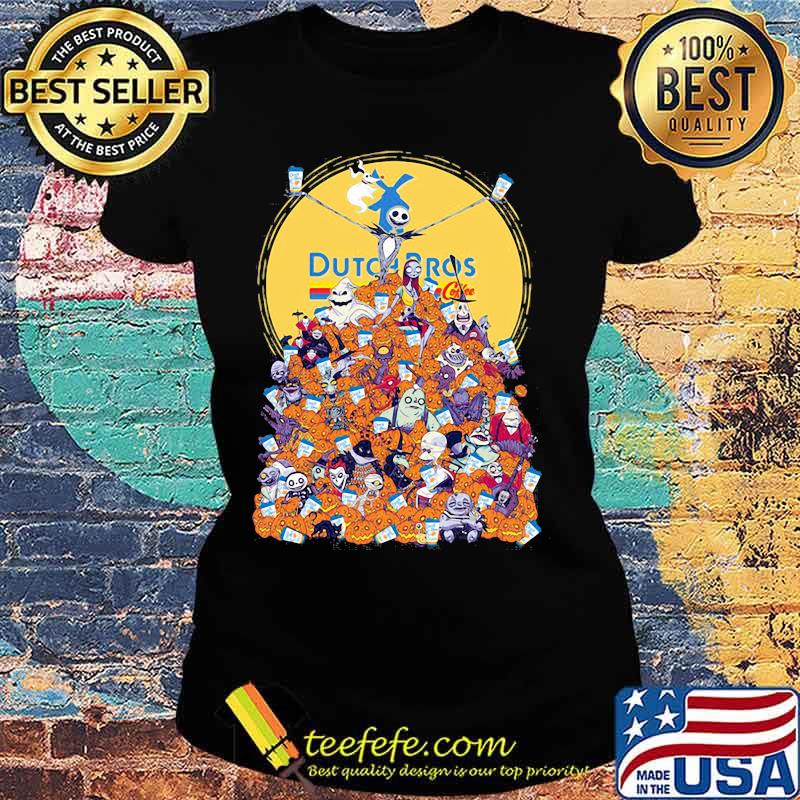 The nightmare cartoon characters dutch bros logo pumpkins s Ladies tee The nightmare cartoon characters dutch bros logo pumpkins s Ladies tee