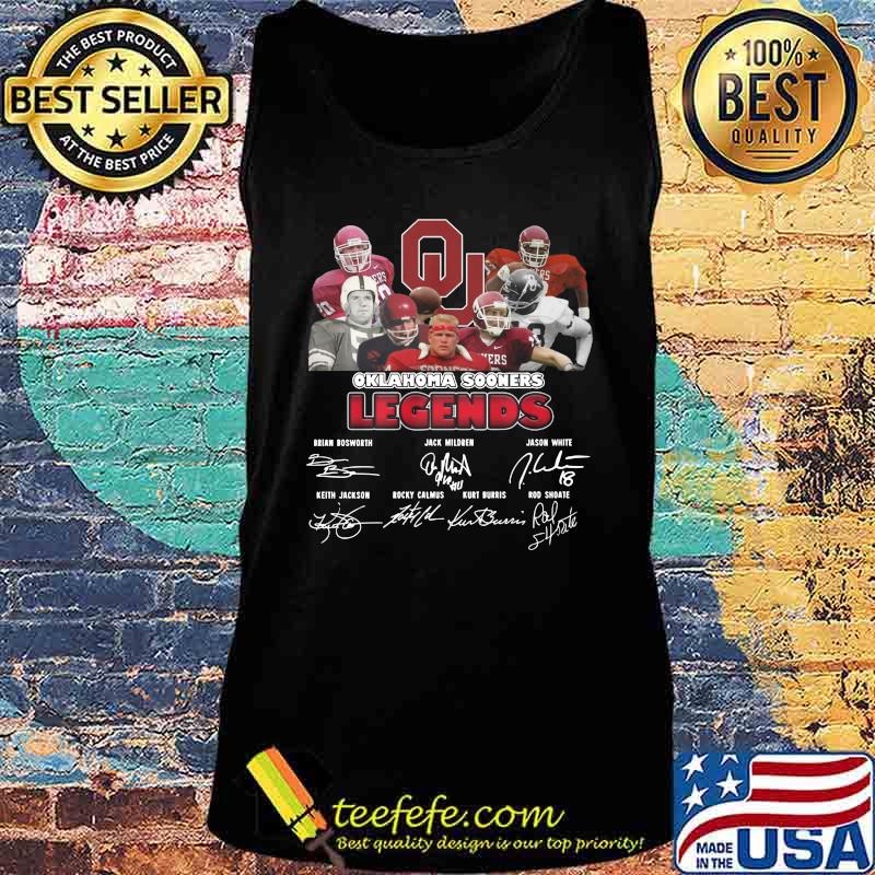 The oklahoma sooners legends signatures s Tank top The oklahoma sooners legends signatures s Tank top