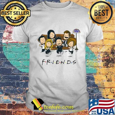 The peanuts cartoon friends shirt