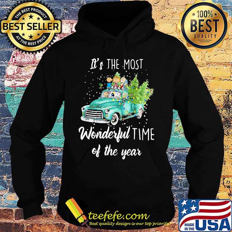The peanuts it's the most wonderful time of the year s Hoodie The peanuts it's the most wonderful time of the year s Hoodie