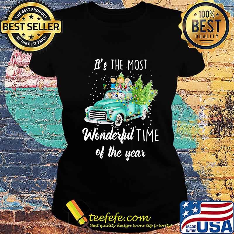 The peanuts it's the most wonderful time of the year s Ladies tee The peanuts it's the most wonderful time of the year s Ladies tee