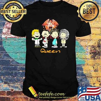 The peanuts queen band members shirt