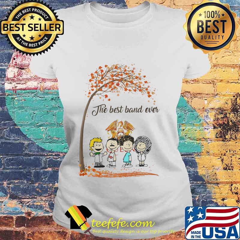 The peanuts queen band the best and ever fall maple leaves s Laides tee The peanuts queen band the best and ever fall maple leaves s Laides tee