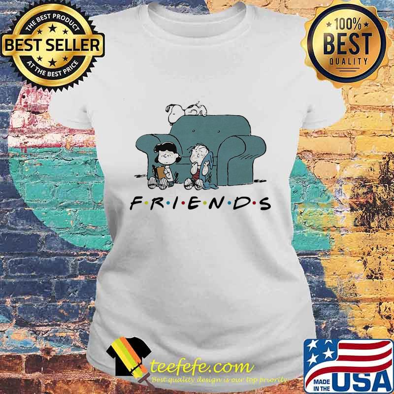 The peanuts sofa friends s Laides tee The peanuts sofa friends s Laides tee