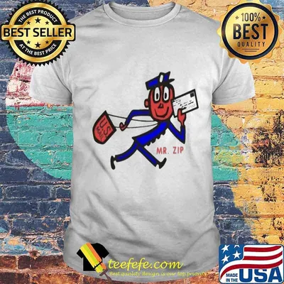 The postman u.s. mail mr zip shirt
