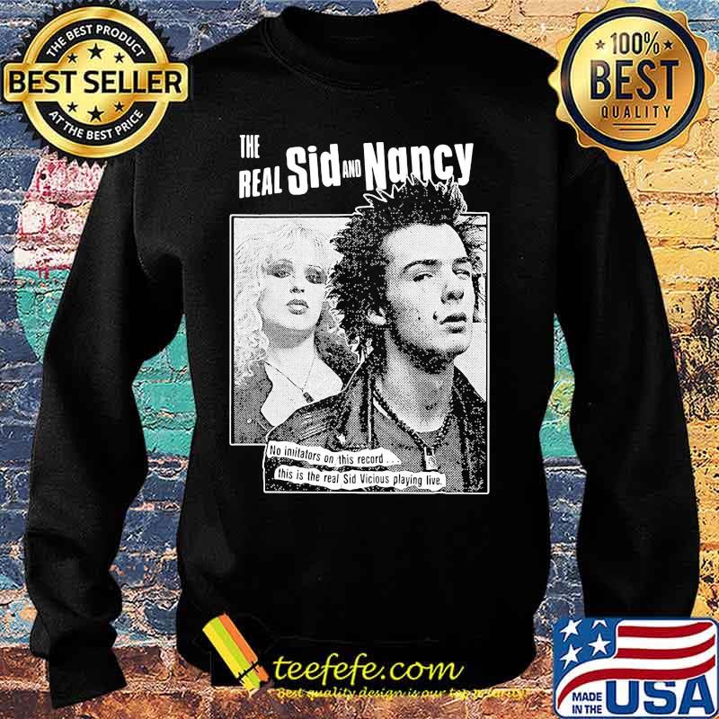The real sid and nancy no initiators on this record this is the real sid vicious playing live s Sweater The real sid and nancy no initiators on this record this is the real sid vicious playing live s Sweater