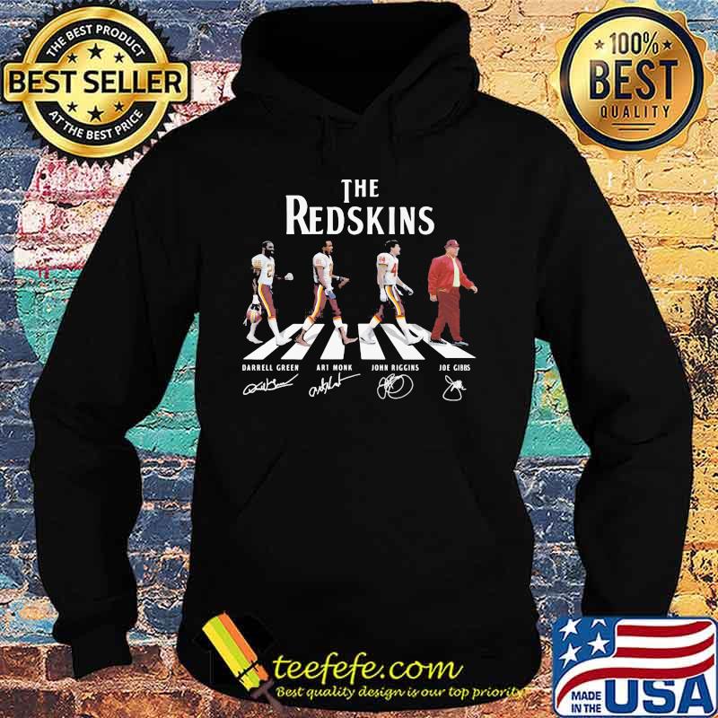 The redskins football abbey road signatures s Hoodie The redskins football abbey road signatures s Hoodie