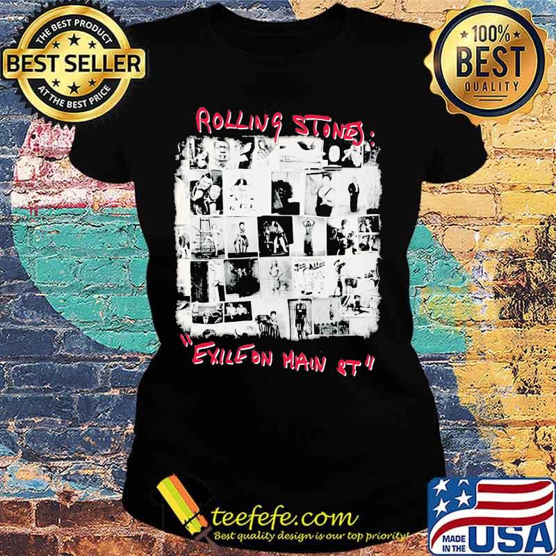 The rolling stones band exile on main st s Ladies tee The rolling stones band exile on main st s Ladies tee