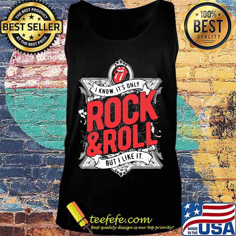 The rolling stones band i know it's only rock and roll but i like it s Tank top The rolling stones band i know it's only rock and roll but i like it s Tank top