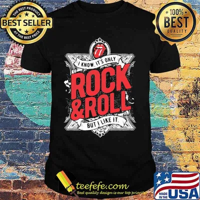 The rolling stones band i know it's only rock and roll but i like it shirt