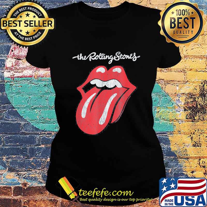 The rolling stones band logo s Ladies tee The rolling stones band logo s Ladies tee