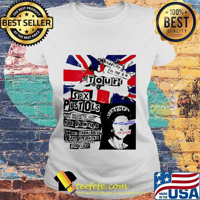 The sex pistols first major uk tour with special guests the damned s Laides tee The sex pistols first major uk tour with special guests the damned s Laides tee