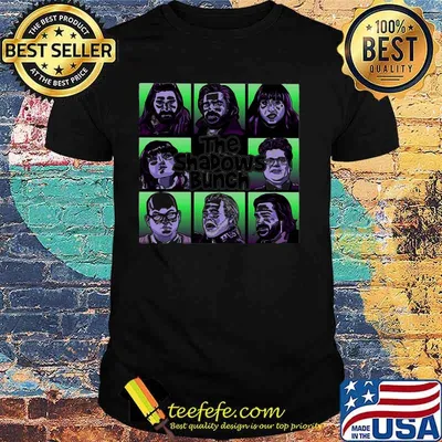 The shadows bunch movie characters shirt