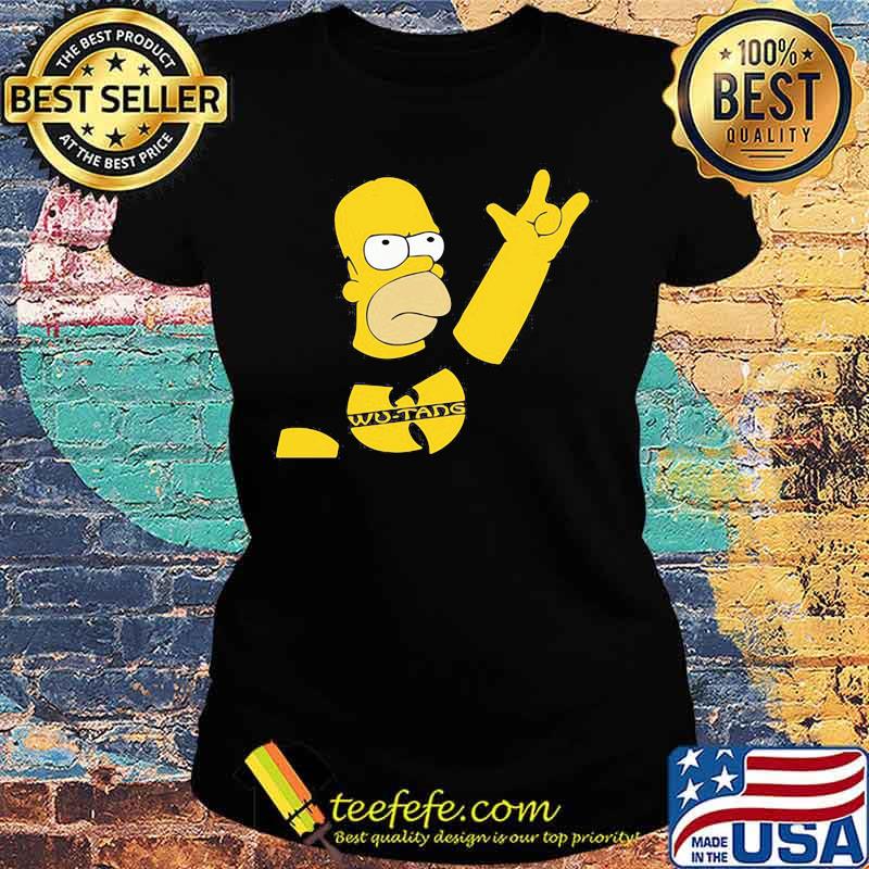 The simpsons wu tang logo s Ladies tee The simpsons wu tang logo s Ladies tee