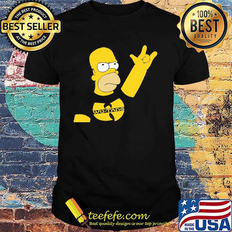 The simpsons wu tang logo shirt The simpsons wu tang logo shirt
