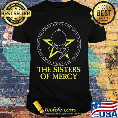 The sisters of mercy star yellow shirt