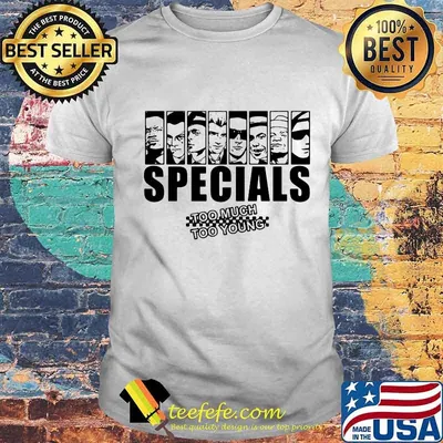 The specials band too much too young shirt